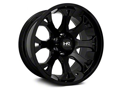 Hardrock Offroad Bloodshot Xposed Gloss Black 6-Lug Wheel; 22x12; -51mm Offset (16-23 Tacoma)