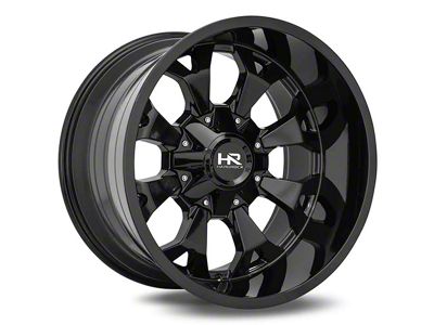 Hardrock Offroad Devastator Gloss Black 6-Lug Wheel; 20x10; -19mm Offset (16-23 Tacoma)