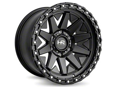 Hardrock Offroad H106 Matte Black 6-Lug Wheel; 17x9; -12mm Offset (16-23 Tacoma)