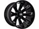 Hardrock Offroad Xplosive Xposed Gloss Black Milled 6-Lug Wheel; 20x10; -19mm Offset (16-23 Tacoma)