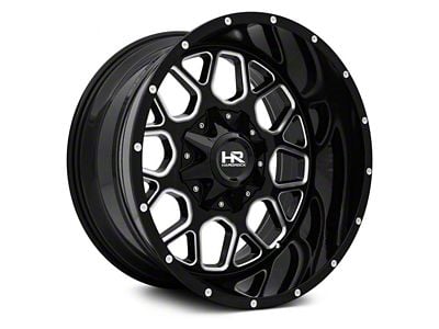 Hardrock Offroad Gunner Gloss Black 6-Lug Wheel; 20x12; -44mm Offset (16-24 Titan XD)