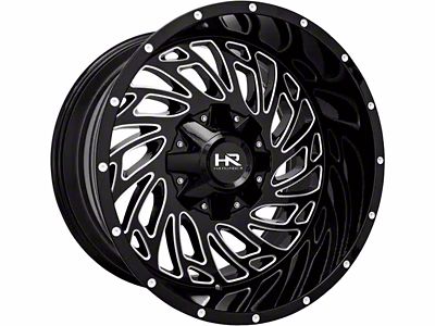 Hardrock Offroad Attack Gloss Black Milled 5-Lug Wheel; 20x10; -19mm Offset (14-21 Tundra)