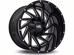 Hardrock Offroad Crusher Gloss Black Milled 5-Lug Wheel; 20x12; -44mm Offset (07-13 Tundra)