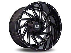 Hardrock Offroad Crusher Gloss Black Milled 5-Lug Wheel; 20x9; 0mm Offset (14-21 Tundra)