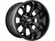 Hardrock Offroad Devastator Gloss Black 5-Lug Wheel; 20x10; -19mm Offset (14-21 Tundra)