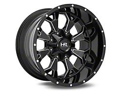 Hardrock Offroad Devastator Gloss Black Milled 6-Lug Wheel; 20x10; -19mm Offset (22-24 Tundra)