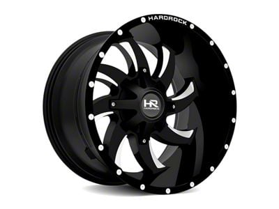 Hardrock Offroad Devious Satin Black Milled 6-Lug Wheel; 20x10; -19mm Offset (22-24 Tundra)