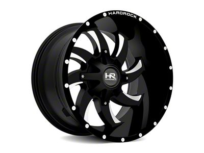 Hardrock Offroad Devious Satin Black Milled 6-Lug Wheel; 20x12; -44mm Offset (22-24 Tundra)
