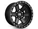 Hardrock Offroad H104 Matte Black 6-Lug Wheel; 17x9; 1mm Offset (22-24 Tundra)