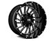 Hardrock Offroad Overdrive Gloss Black 6-Lug Wheel; 20x12; -51mm Offset (22-24 Tundra)