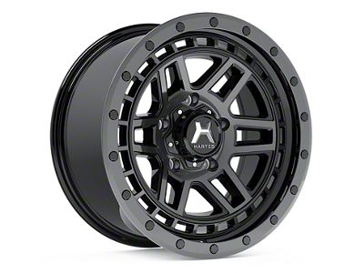 Hartes Metal Beast Matte Black 6-Lug Wheel; 18x9; 0mm Offset (04-15 Titan)