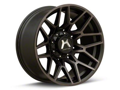 Hartes Metal Crossbow Gloss Black Machined with Satin Dark Tint 6-Lug Wheel; 20x9; 15mm Offset (04-15 Titan)