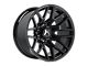 Hartes Metal Crossbow Satin Black 6-Lug Wheel; 20x9; 15mm Offset (04-15 Titan)