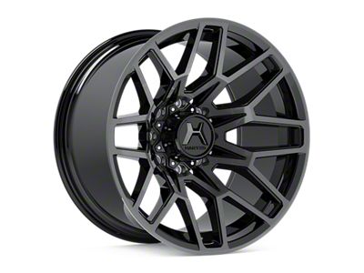 Hartes Metal Crossbow Satin Black 6-Lug Wheel; 22x12; -44mm Offset (04-15 Titan)