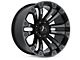 Hartes Metal Rhino Matte Black Machined with Satin Dark Tint 6-Lug Wheel; 20x10; -18mm Offset (04-15 Titan)