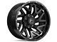 Hartes Metal Stealth Gloss Black Machined with Dark Tint 6-Lug Wheel; 20x10; -18mm Offset (04-15 Titan)