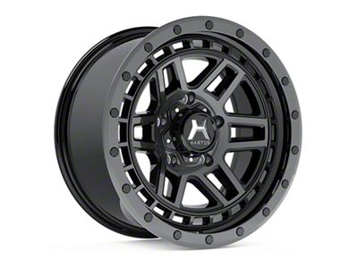 Hartes Metal Beast Matte Black Machined with Satin Dark Tint 6-Lug Wheel; 17x8.5; -6mm Offset (05-15 Tacoma)