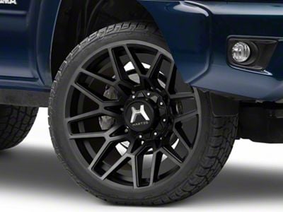 Hartes Metal Crossbow Gloss Black Machined with Satin Dark Tint 6-Lug Wheel; 22x12; -44mm Offset (05-15 Tacoma)