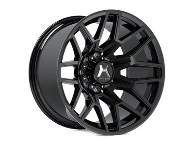 Hartes Metal Crossbow Satin Black 6-Lug Wheel; 20x10; -18mm Offset (05-15 Tacoma)