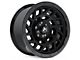 Hartes Metal Monster Matte Black with Gloss Black Bolts 6-Lug Wheel; 17x8.5; 6mm Offset (05-15 Tacoma)