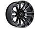 Hartes Metal Rhino Matte Black Machined with Satin Dark Tint 6-Lug Wheel; 20x10; -18mm Offset (05-15 Tacoma)