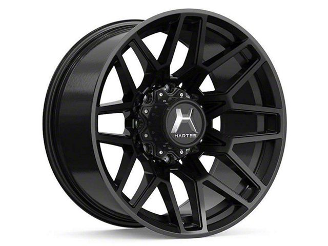 Hartes Metal Crossbow Satin Black 5-Lug Wheel; 22x12; -44mm Offset (07-13 Tundra)