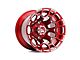 Hartes Metal Spur Candy Red with Milled Edge Wheel; 20x10; -12mm Offset (07-13 Tundra)