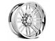 Hartes Metal Whipsaw Polished 5-Lug Wheel; 24x12; -44mm Offset (07-13 Tundra)