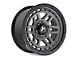 Hartes Metal Beast Anthracite with Black Simulated Beadlock 6-Lug Wheel; 18x9; 20mm Offset (10-24 4Runner)