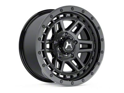 Hartes Metal Beast Matte Black Machined with Satin Dark Tint 6-Lug Wheel; 17x8.5; 15mm Offset (10-24 4Runner)