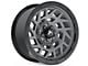 Hartes Metal Monster Anthracite with Black Simulated Beadlock 6-Lug Wheel; 18x9; 15mm Offset (10-24 4Runner)