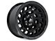 Hartes Metal Monster Matte Black with Gloss Black Bolts 6-Lug Wheel; 17x8.5; -6mm Offset (10-24 4Runner)