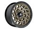 Hartes Metal Monster Matte Bronze with Black Simulated Beadlock 6-Lug Wheel; 18x9; 15mm Offset (10-24 4Runner)