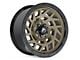 Hartes Metal Monster Matte Bronze with Black Simulated Beadlock 6-Lug Wheel; 18x9; 0mm Offset (10-24 4Runner)