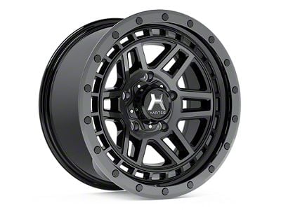Hartes Metal Beast Matte Black 6-Lug Wheel; 18x9; 15mm Offset (2024 Tacoma)