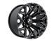 Hartes Metal Hawkish Gloss Black Milled 6-Lug Wheel; 20x9; 0mm Offset (2024 Tacoma)