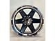 Hartes Metal Savage Black 6-Lug Wheel; 20x10; -18mm Offset (2024 Tacoma)