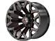 Hartes Metal Hawkish Gloss Black Milled with Red Tint 6-Lug Wheel; 22x12; -44mm Offset (10-24 4Runner)