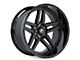 Hartes Metal Savage Gloss Black 6-Lug Wheel; 20x9; 0mm Offset (22-24 Bronco Raptor)