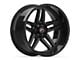 Hartes Metal Savage Matte Black 6-Lug Wheel; 20x10; -18mm Offset (22-24 Bronco Raptor)