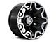 Hartes Metal Blaze Gloss Black Machined Wheel; 22x12; -44mm Offset (84-01 Jeep Cherokee XJ)