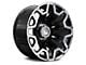 Hartes Metal Blaze Gloss Black Machined Wheel; 22x12; -44mm Offset (20-24 Jeep Gladiator JT)