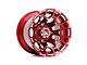 Hartes Metal Spur Candy Red with Milled Edge Wheel; 22x12 (20-24 Jeep Gladiator JT)