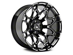 Hartes Metal Spur Gloss Black Milled Wheel; 22x12 (22-24 Jeep Grand Cherokee WL)