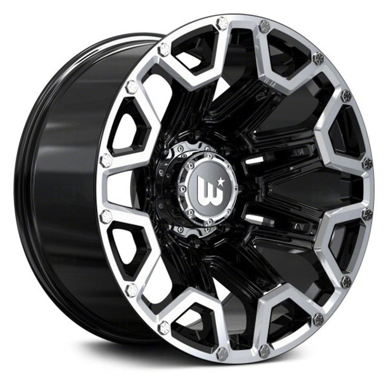 Hartes Metal Jeep Grand Cherokee Blaze Gloss Black Machined Wheel ...