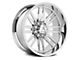 Hartes Metal Whipsaw Polished Wheel; 20x10 (76-86 Jeep CJ7)