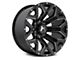 Hartes Metal Hawkish Gloss Black Milled 5-Lug 5-Lug Wheel; 20x10; -18mm Offset (14-21 Tundra)