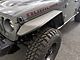 Hauk Off-Road Full Width Tube Fenders; Textured Black Tubes/Gloss Sting Gray Skins (18-24 Jeep Wrangler JL)