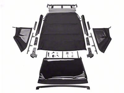 Havoc Offroad Voyager Fastback Soft Top; Black (21-25 Bronco 2-Door)