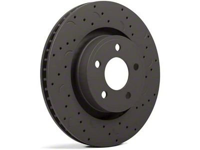 Hawk Performance Talon Cross-Drilled and Slotted Rotors; Front Pair (18-25 Jeep Wrangler JL w/ Standard Brakes)